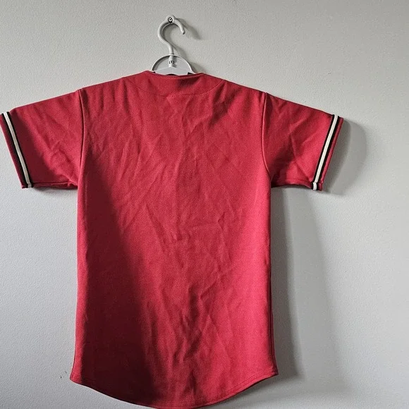 Majestic Arizona Diamondbacks Women's Size Small Baseball‎ Jersey Red MLB - Picture 7 of 9